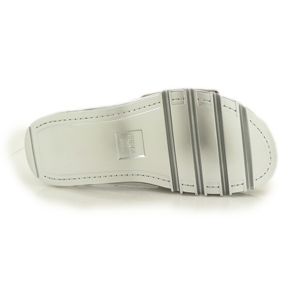 楽天市場】FENDI フェンディ FF Logo Slider Slippers 7X1233 A7MP