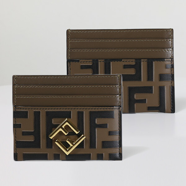 楽天市場】FENDI フェンディ FF Logo Card Case カードケース 名刺入れ