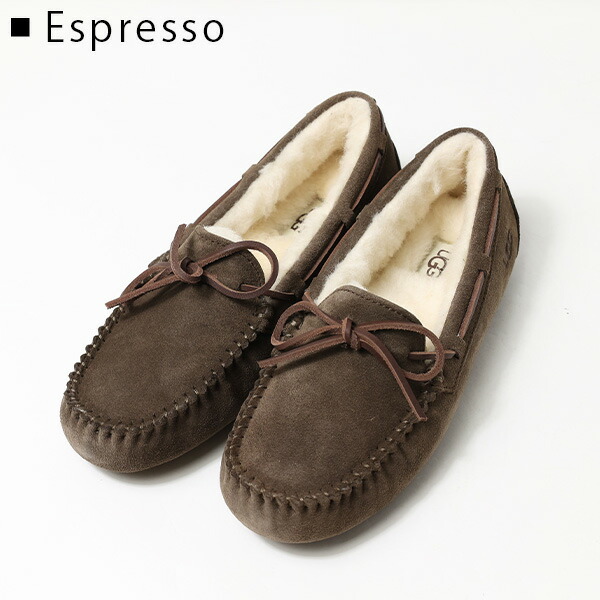 楽天市場】UGG アグ DAKOTA モカシン ムートン スリッポン フラット