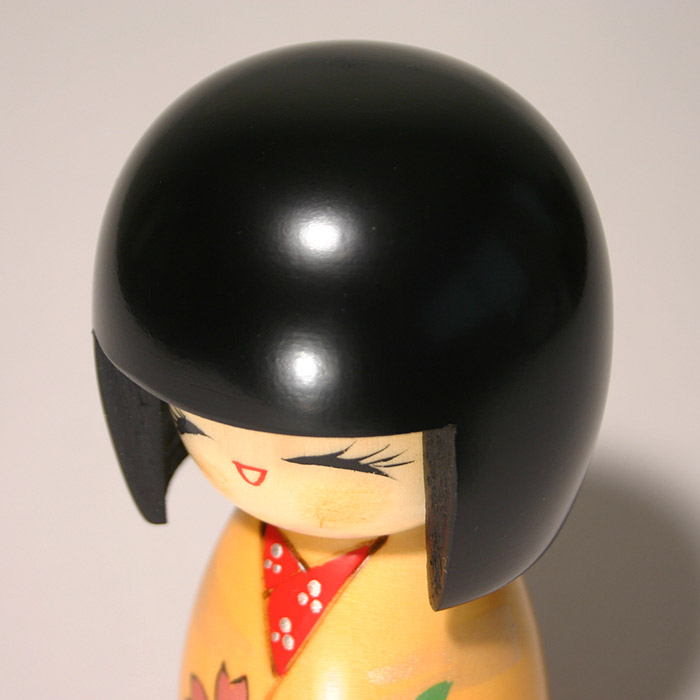 楽天市場】こけし 「桜々」 C278 創作こけし 置物 木製 お土産 日本製