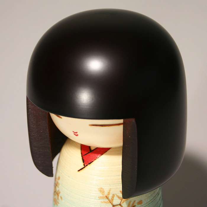 楽天市場】こけし 「雪うさぎ」 C294 創作こけし 置物 木製 お土産