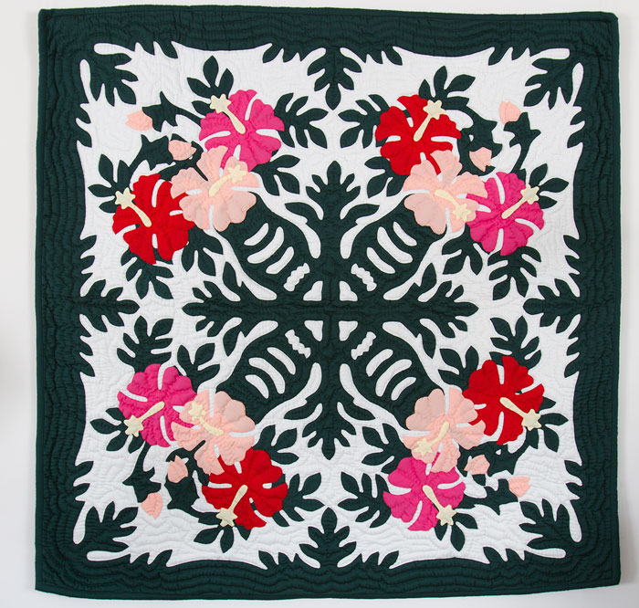 楽天市場】ハワイアンキルト タペストリー 本格手縫い 壁掛け