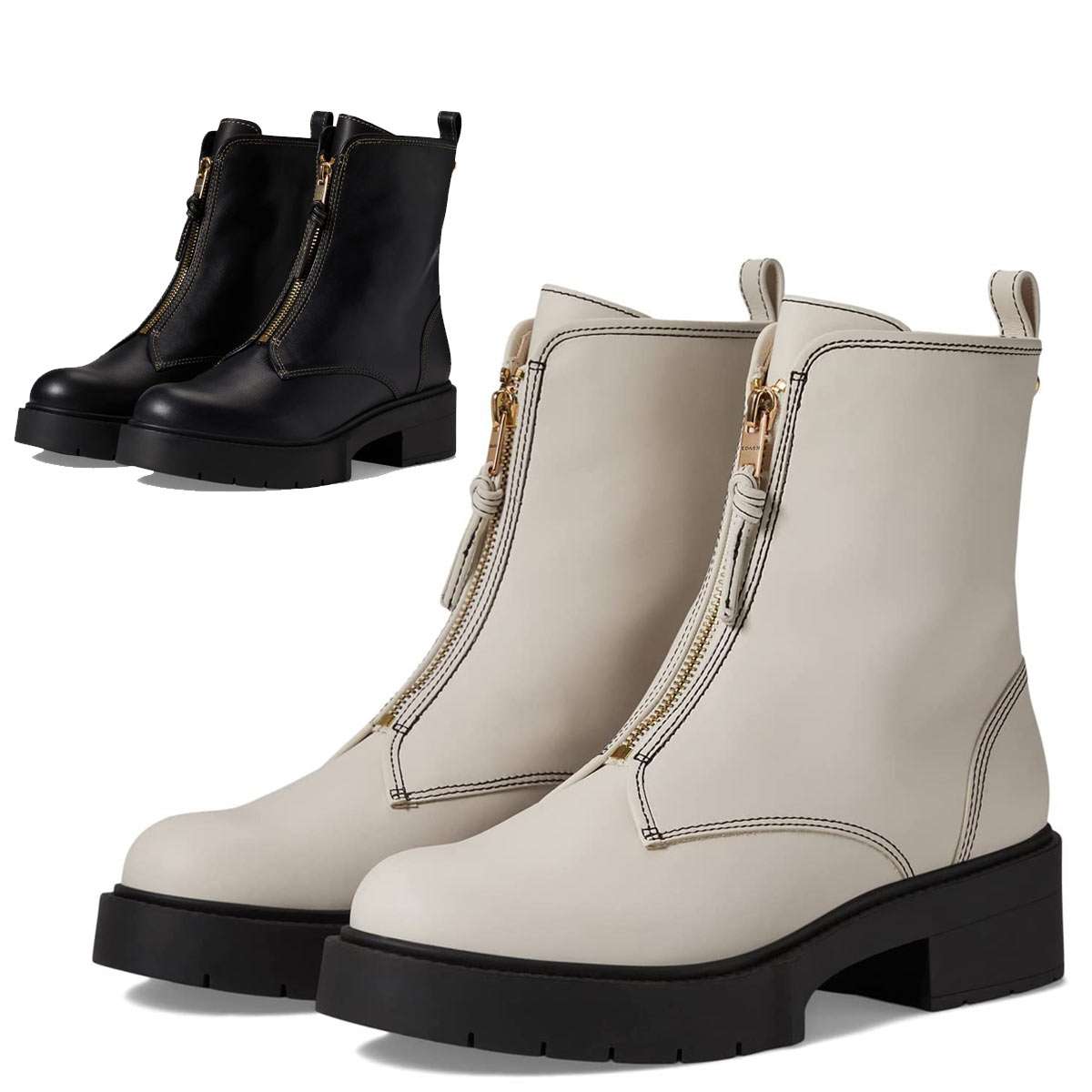 楽天市場】コーチ ブーツ レディース ブーティー ショートブーツ 本革