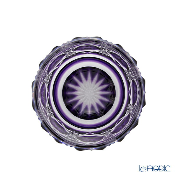 楽天市場】【ポイント10倍】復元薩摩切子 猪口A／1102 八角籠目 紫