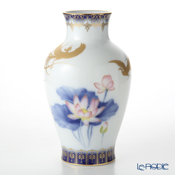楽天市場】【2/25限定 P10倍】大倉陶園 鳳凰舞妃蓮 28cm 花器 20A
