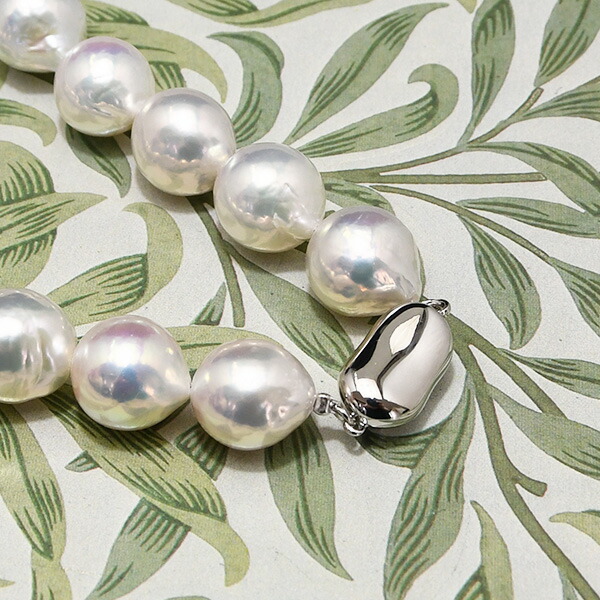 楽天市場】12mm 特級 バロック 淡水真珠 ネックレス てりてり