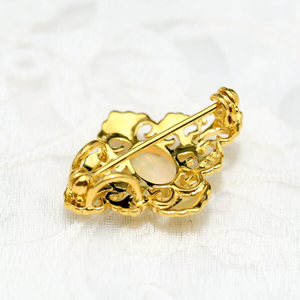 楽天市場】碌山 オパール ブローチペンダント 華やかで繊細な