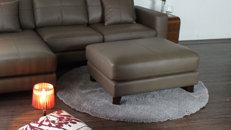 楽天市場】オットマン スツール 本革 1人掛けソファ ワイド 大型