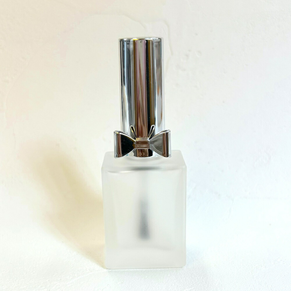 楽天市場】【 シルバー リボン マニキュア ボトル 】1本 15ml スクエア