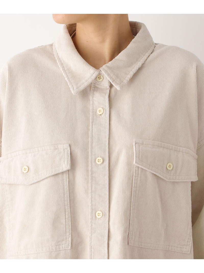 楽天市場】(W)コーデュロイBIGSH LEPSIM レプシィム トップス シャツ