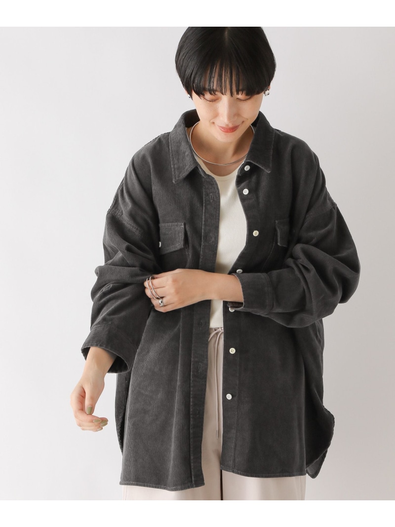 楽天市場】(W)コーデュロイBIGSH LEPSIM レプシィム トップス シャツ