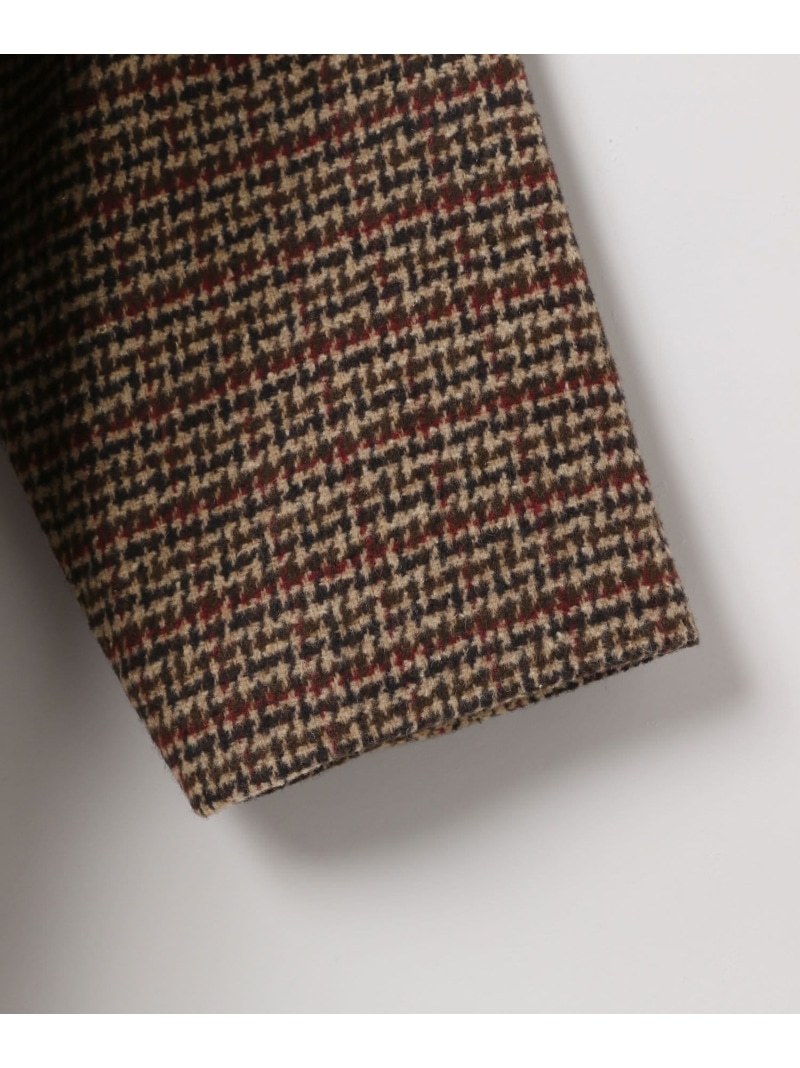 楽天市場】ウーリーダブルミドルチェックコート LEPSIM レプシィム