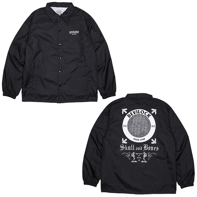 楽天市場】(デビロック) DEVILOCK SKULL & BONE COACH JACKET (JACKET