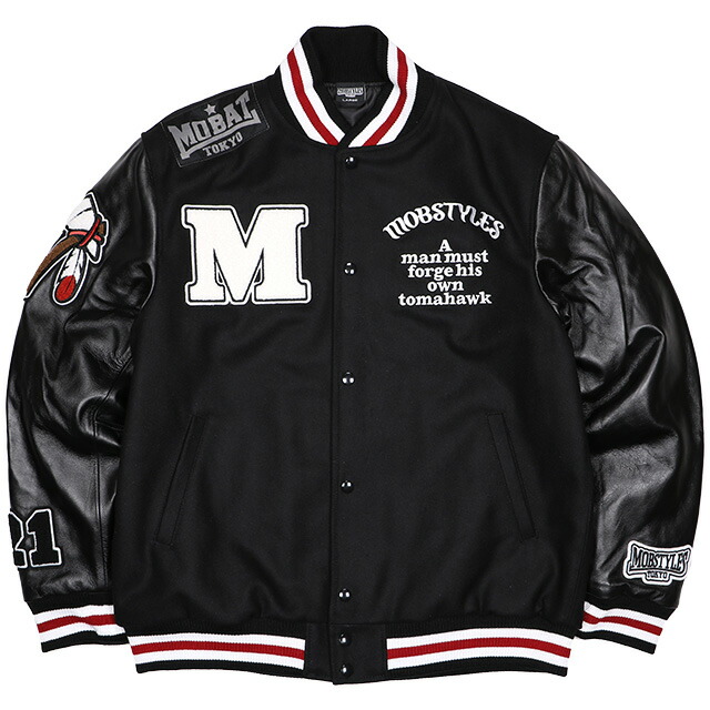 楽天市場】(モブスタイルス) MOBSTYLES TEAM STADIUM JACKET BLACK