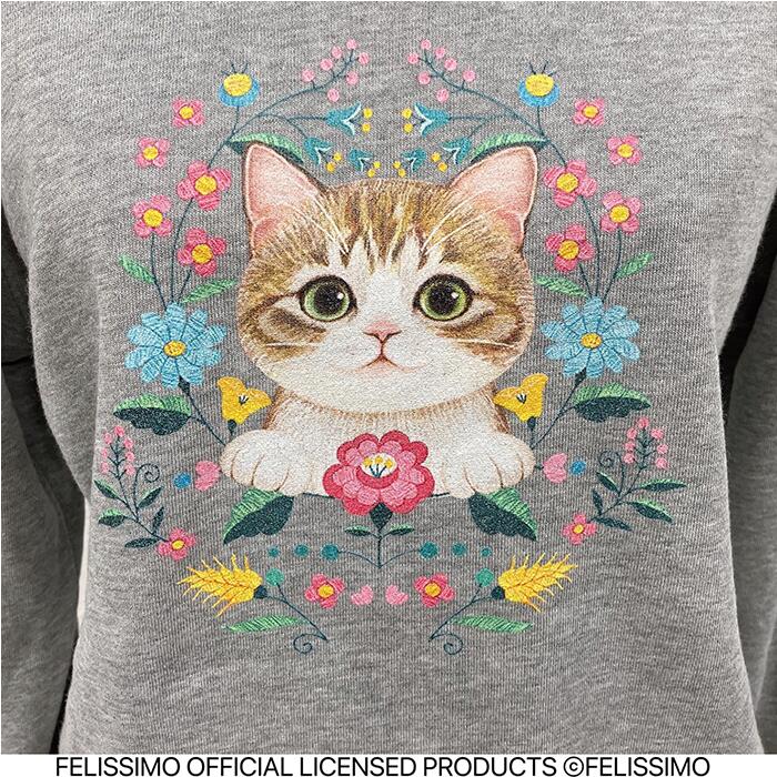 楽天市場】[猫部]プリントトレーナー レディース トップス スウェット