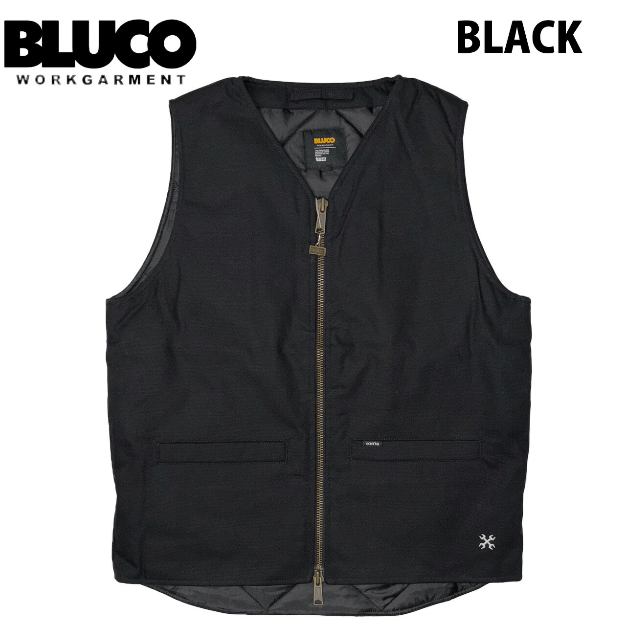 楽天市場】BLUCO ブルコ V NECK DUCK VEST ベスト 155-35-012 : リブラ