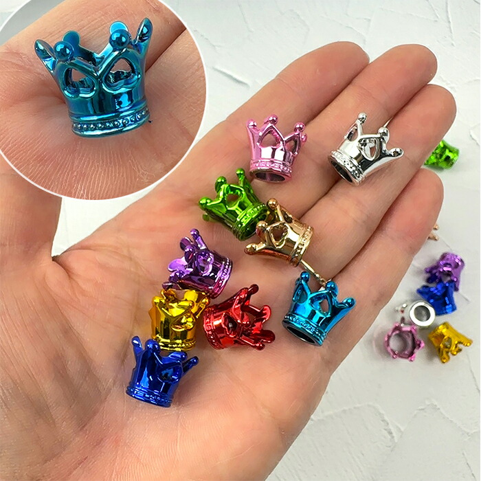 楽天市場】王冠 ビーズ クラウン TOP アクセサリー ポイント