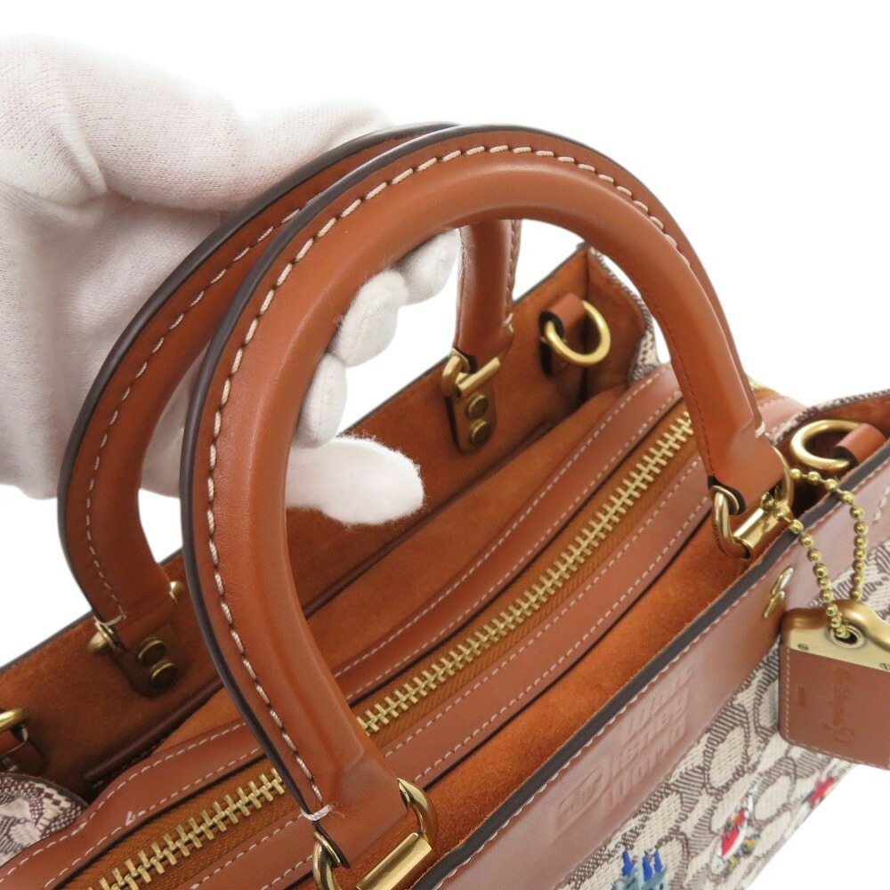 楽天市場】未使用品 コーチ × DISNEY ローグ 25 シグネチャー ウィズ