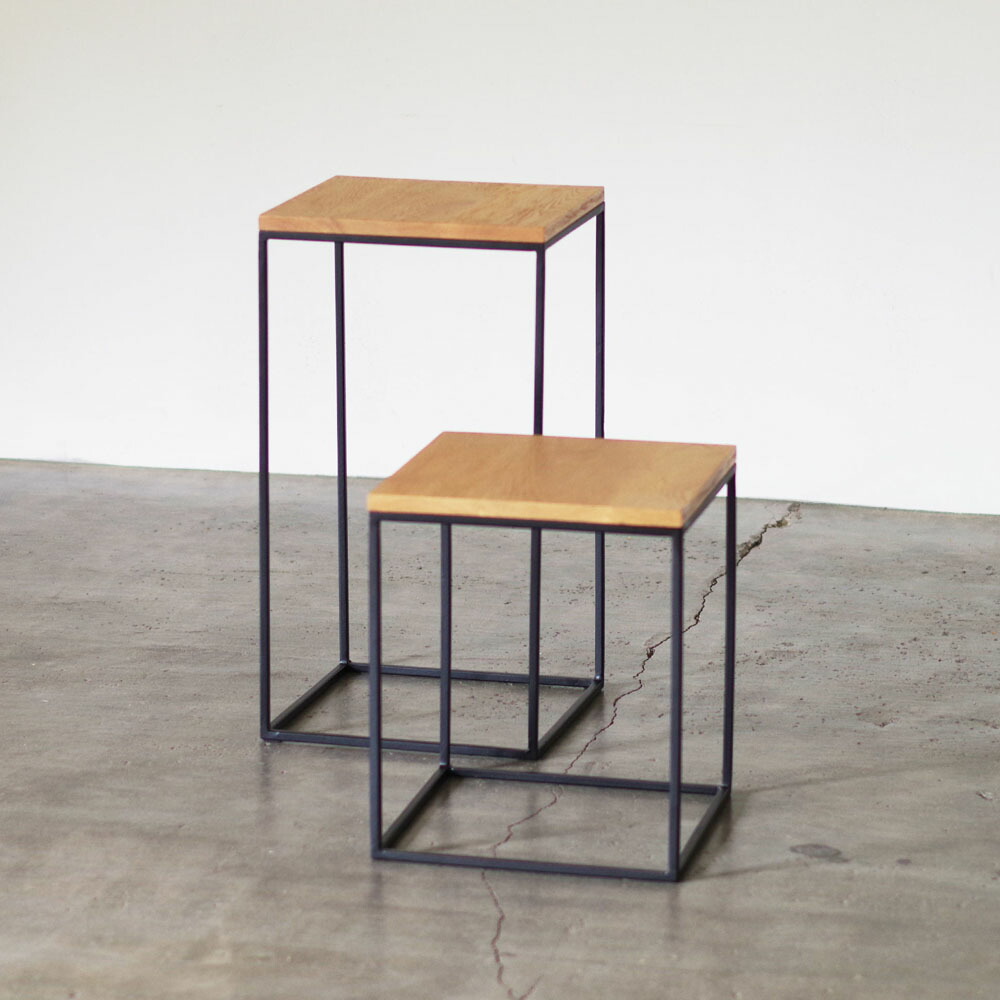 楽天市場】サイドテーブル 木製 北欧 シンプル アイアン ベッドサイド