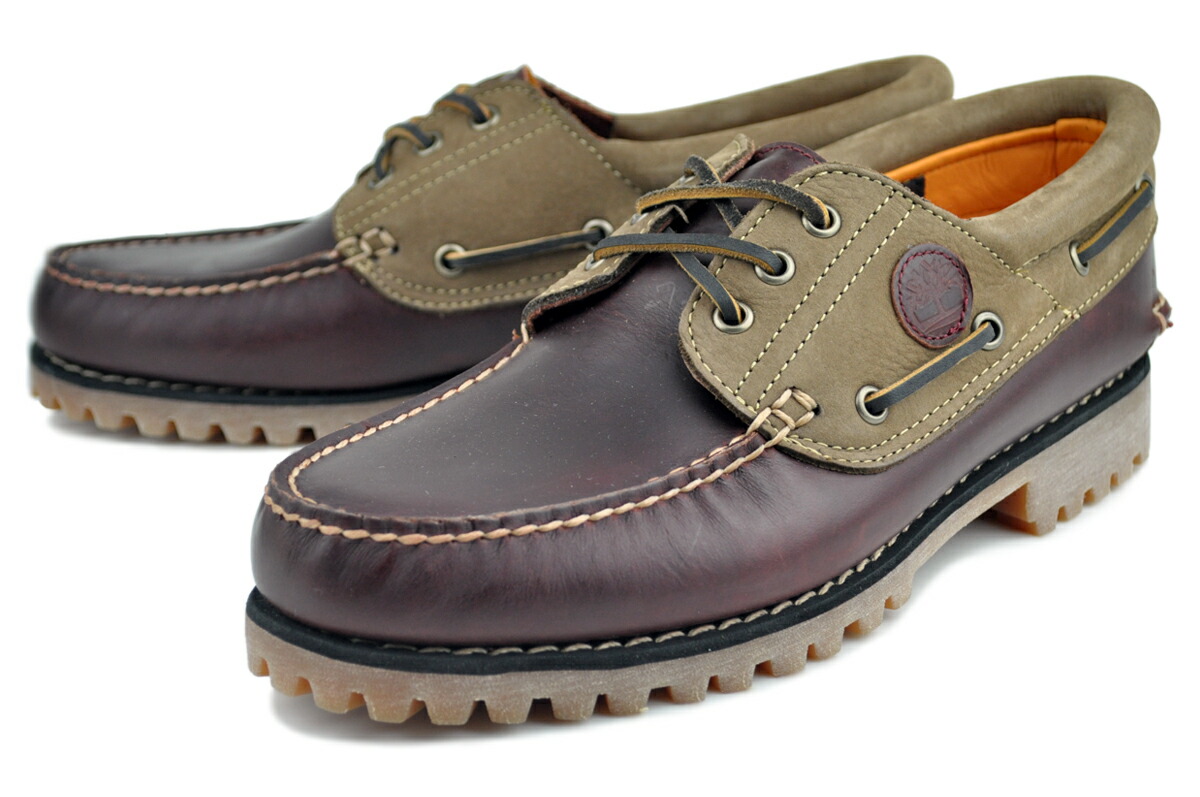 楽天市場】Timberland AUTHENTICS 3EYE CLASSIC LUG BURGUNDY FULL