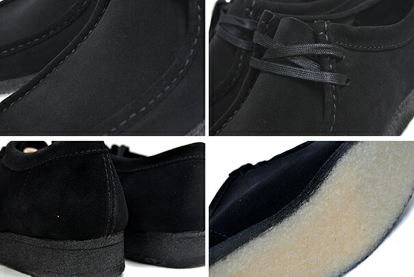 楽天市場】CLARKS WALLABEE BLACK SUEDE 26155519 クラークス ワラビー