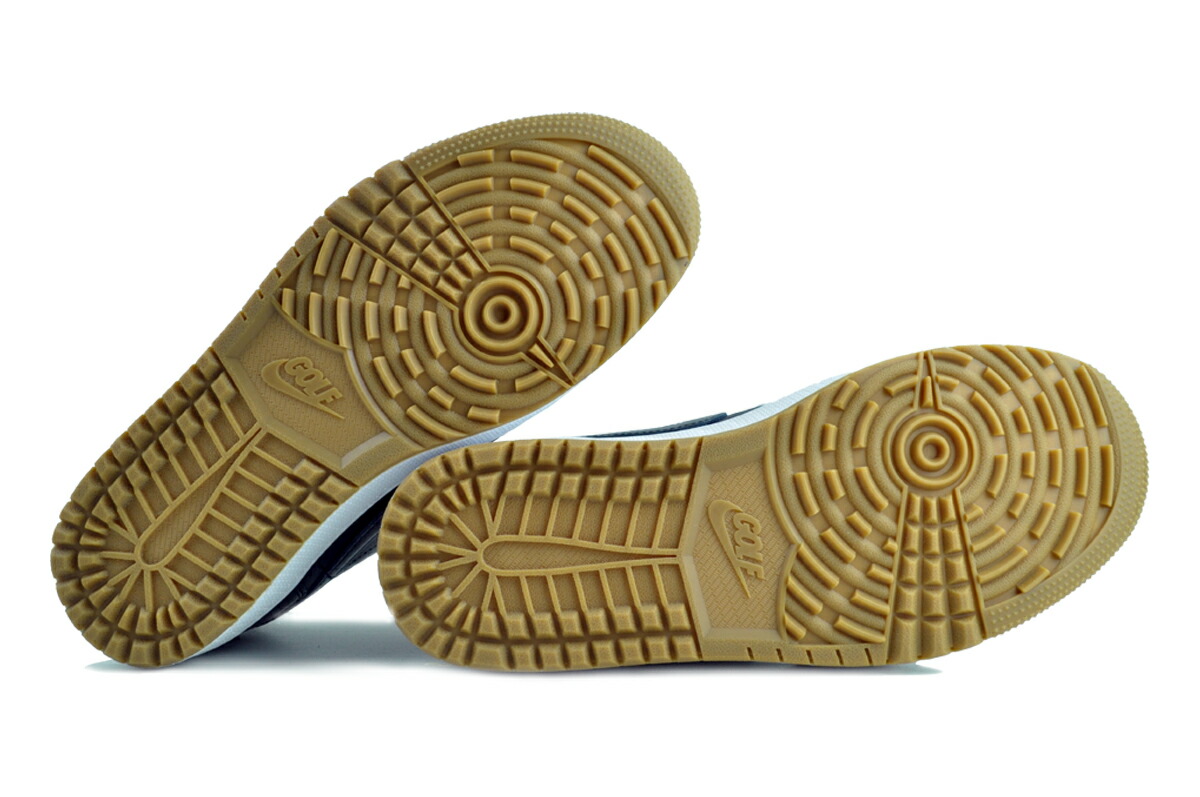 楽天市場】NIKE AIR JORDAN 1 LOW GOLF black/anthracite-gum med