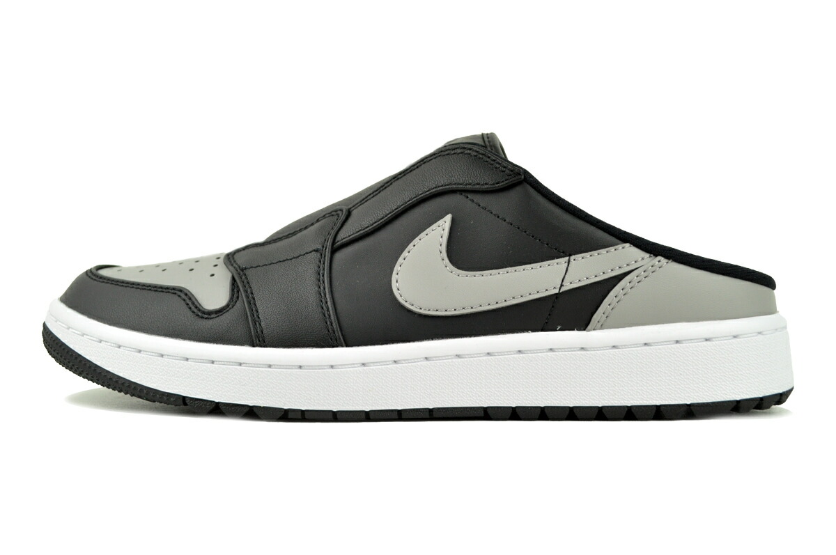 楽天市場】NIKE AIR JORDAN MULE GOLF SHADOW black/medium grey-white