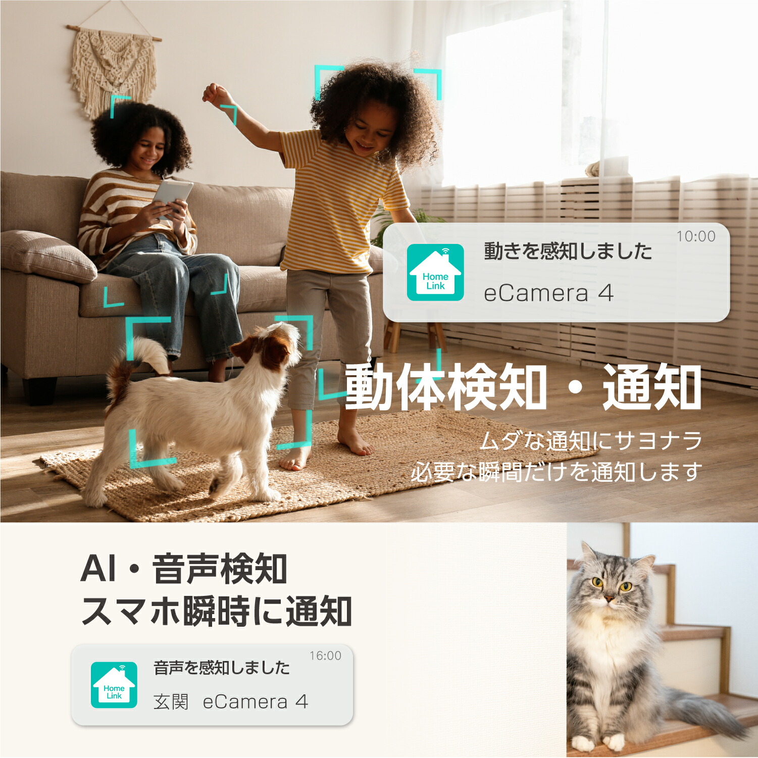 楽天市場】◇国内サーバー◇ 防犯カメラ 室内 ペットカメラ eCamera4