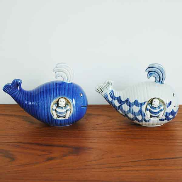 楽天市場】Lisa Larson リサ ラーソン 波の上のヨナ クジラのヨナ 北欧