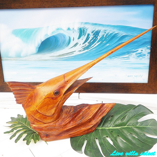 楽天市場】木彫り カジキ 魚 サカナ さかな フィッシュ 木 ウッド