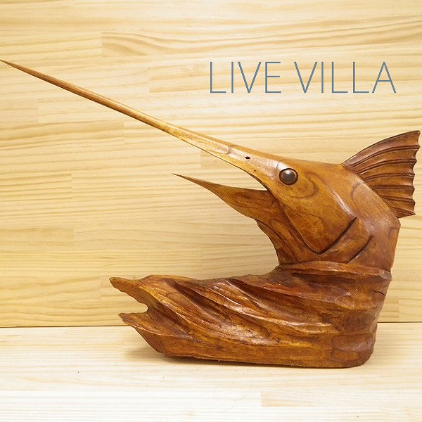 楽天市場】木彫り カジキ 魚 サカナ さかな フィッシュ 木 ウッド