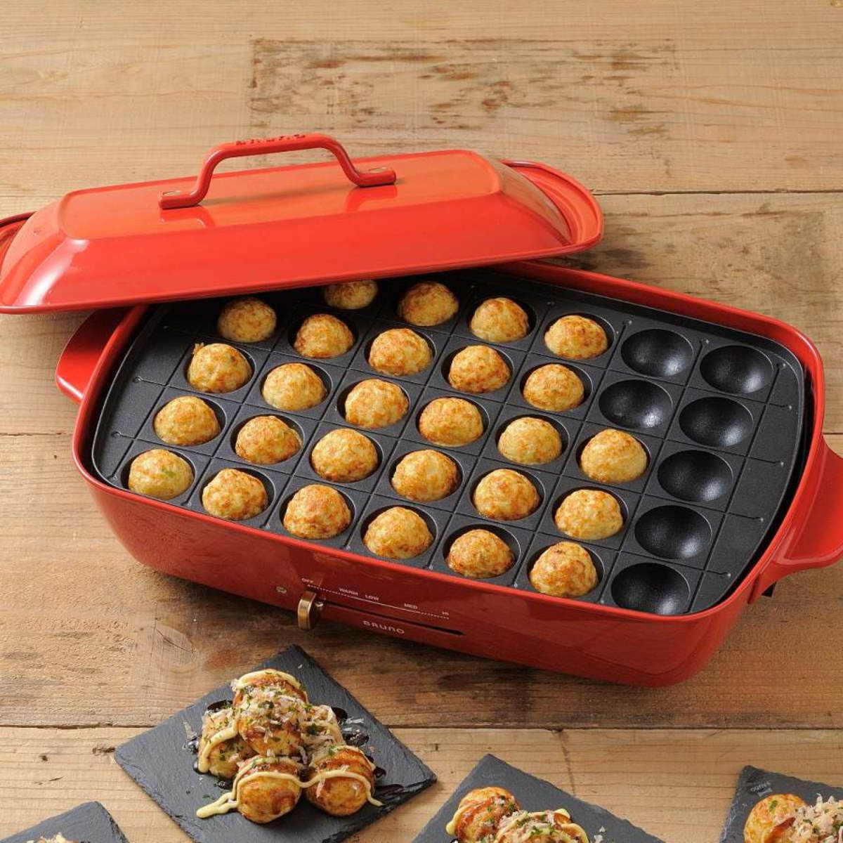 楽天市場】BRUNO ホットプレート グランデサイズ たこ焼きプレート付き