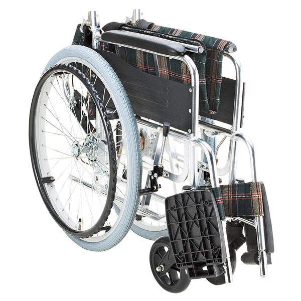 楽天市場】車いす 自走式 背折れタイプ 座面幅42cm 非課税 （ 送料無料