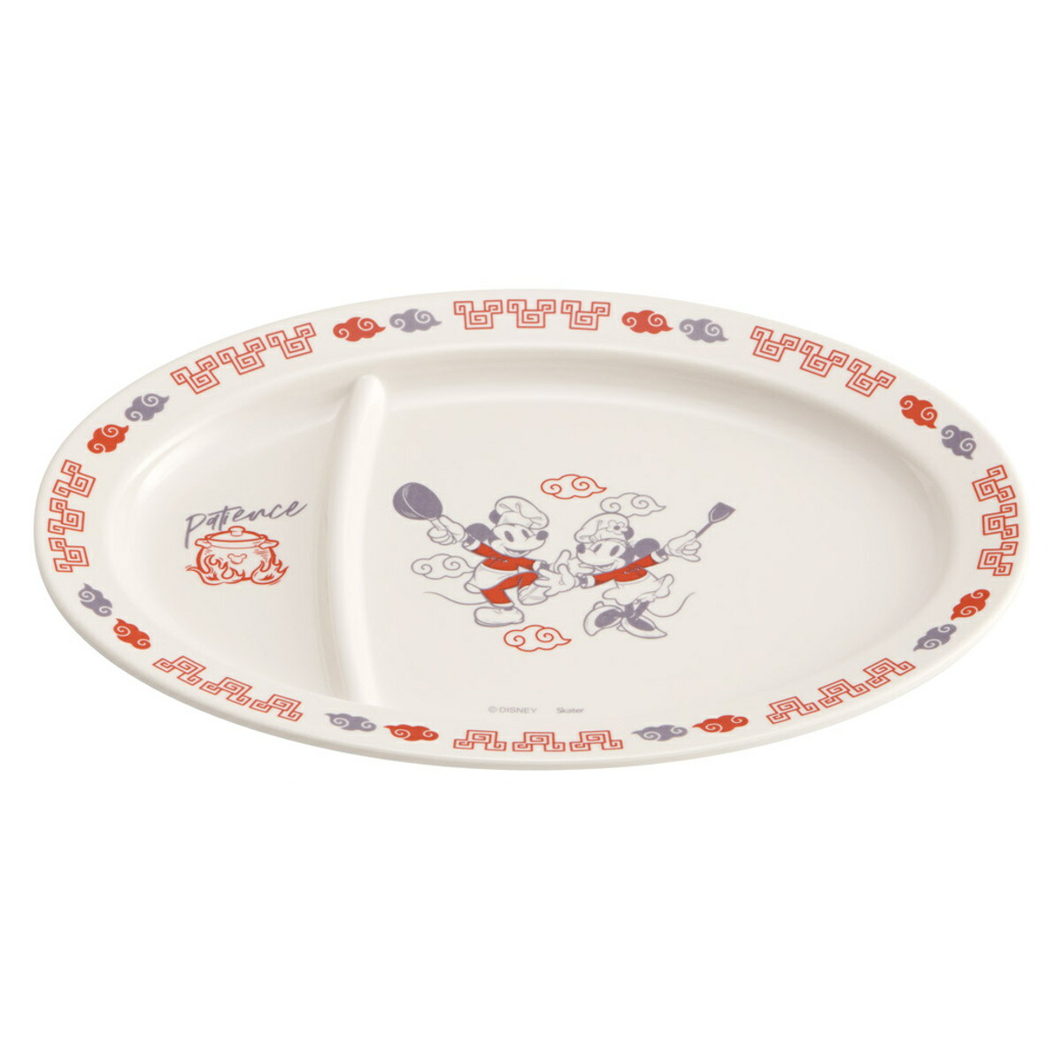 楽天市場】ギョーザ皿 メラミンギョーザ皿 ミッキー＆ミニー