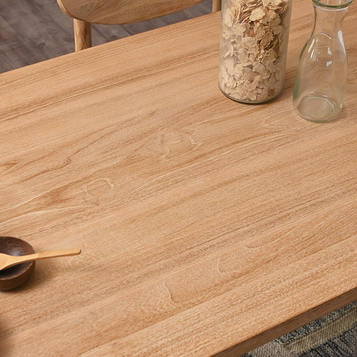 楽天市場】ダイニングテーブル ロータイプ チーク無垢材 CALM 幅140cm