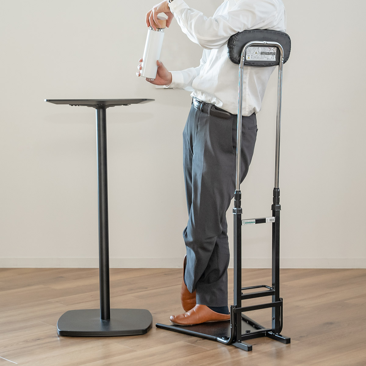 楽天市場】オフィスチェア 腰痛 チェアスタンド 立ち姿勢サポート