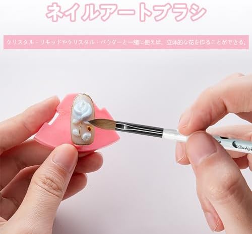 楽天市場】送料無料 ネイルブラシ 【3本セット】 スカルプネイル用筆