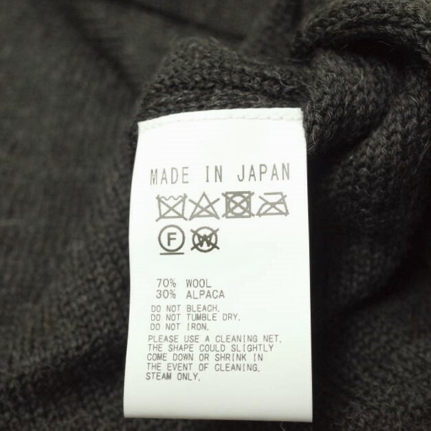 楽天市場】Nahyat ナヤット 日本製 7G MERINO WOOL KNIT CARDIGAN