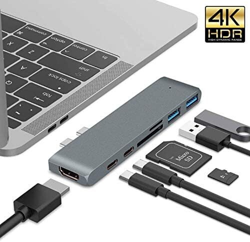 楽天市場】7in1 MacBook Pro USB ハブ M1 M2 MacBook Air usbハブ 変換