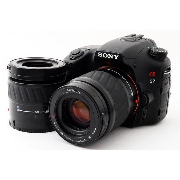 楽天市場】【中古】ソニー SONY α57 SLT-A57 標準&望遠ダブルズーム