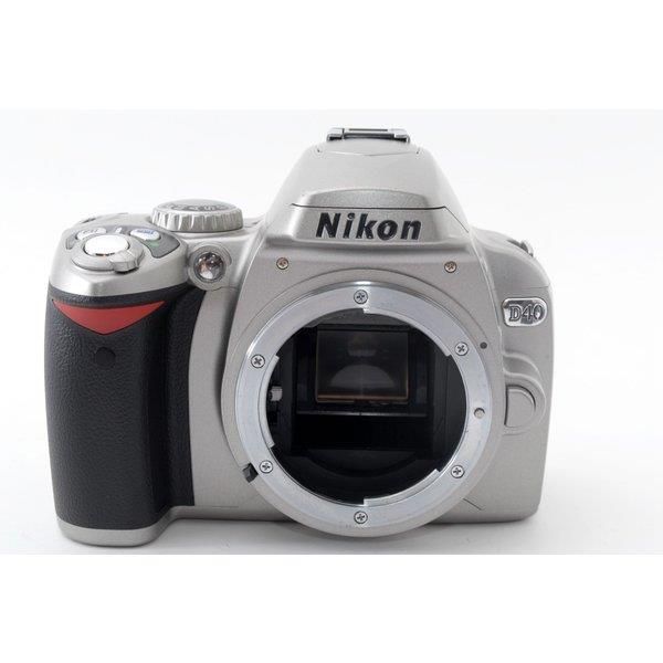 楽天市場】【中古】ニコン Nikon D40 ダブルズームセット シルバー 美