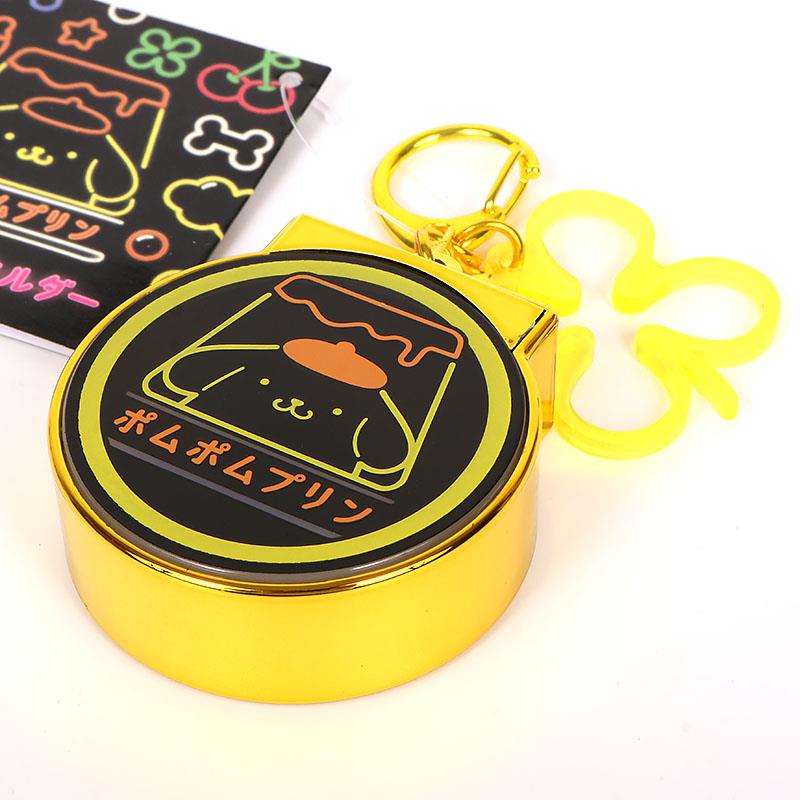 楽天市場】ポムポムプリン キーホルダー ネオン風ライトキーホルダー