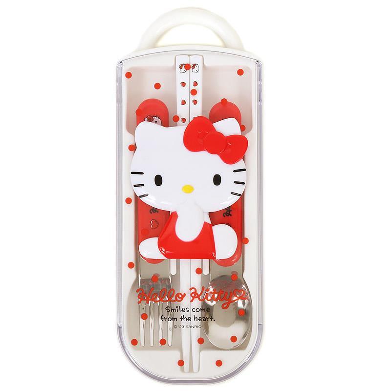 楽天市場】ハローキティ レリーフ付きランチトリオセット スプーン