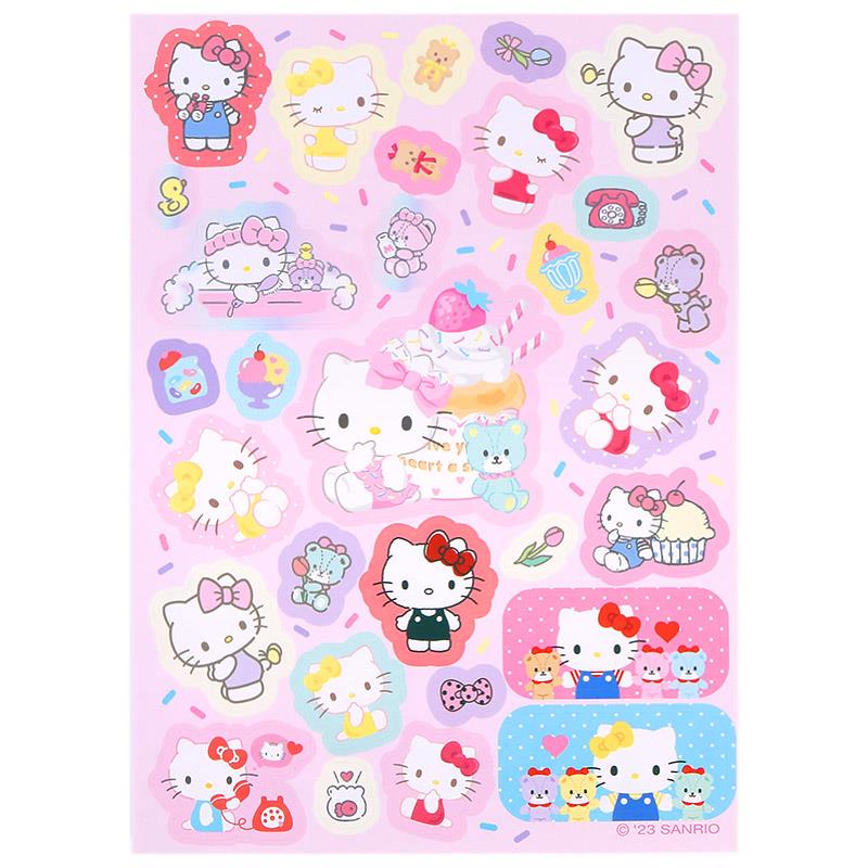 楽天市場】ハローキティ 8デザインメモ メモ帳 104枚 シール付き