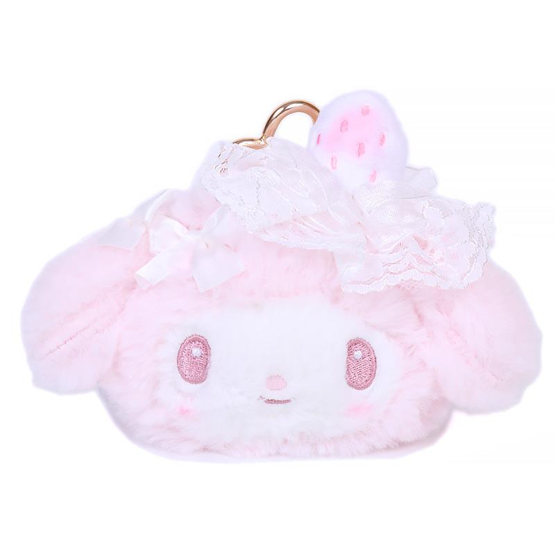 楽天市場】マイメロディ フェイス形ポーチ ポーチ 白いちごのティー