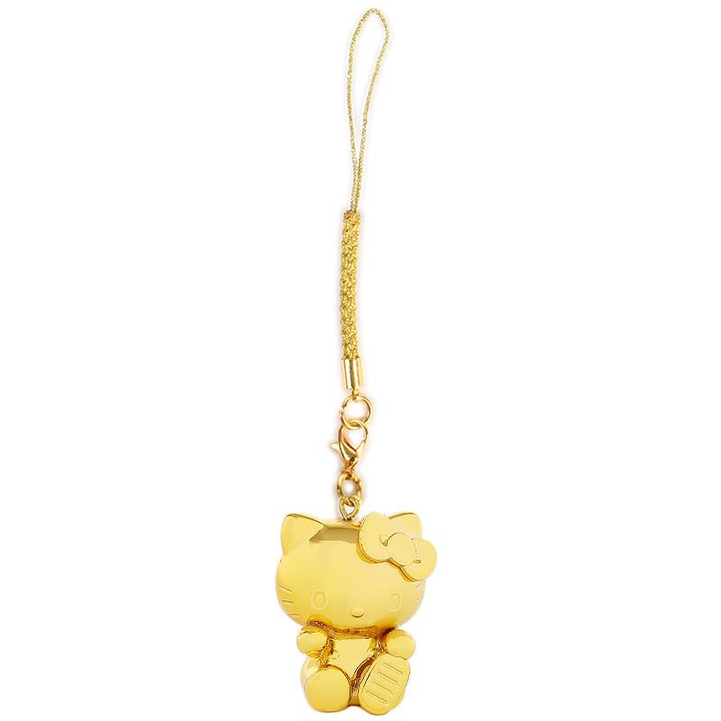 楽天市場】ハローキティ 金ピカ根付 ストラップ 金運 干支縁起