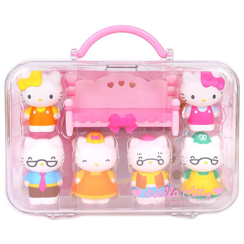 楽天市場】ハローキティ ドールセット 6体 ままごと ギフト 収納ケース