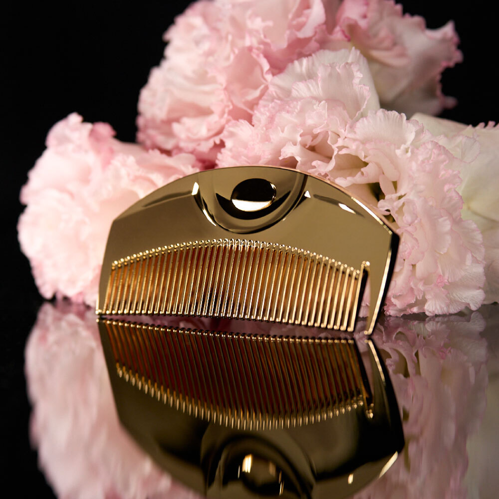 LOVECHROME ヘアコーム K24GPバングスコーム ゴールド 楽天市場