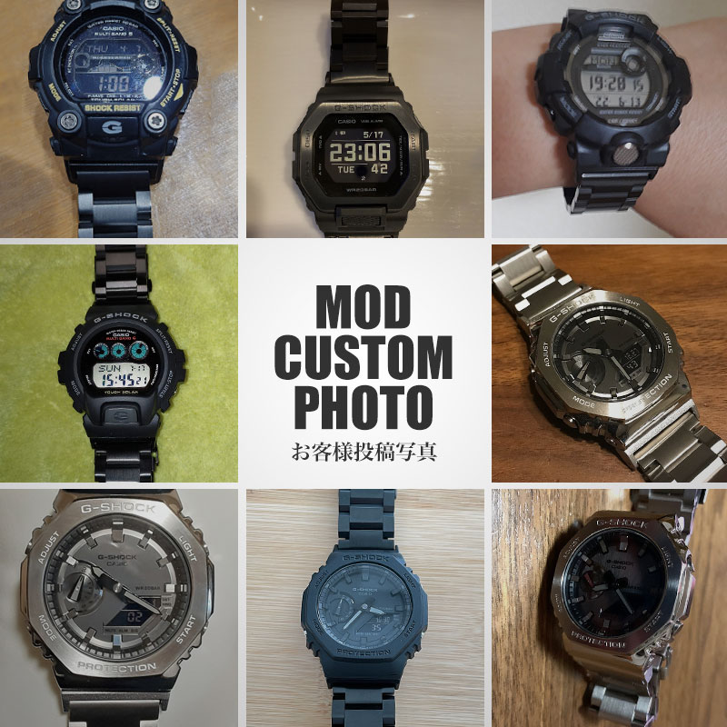 楽天市場】【 G-SHOCK を メタルバンド に カスタム 】 GSHOCK ジー