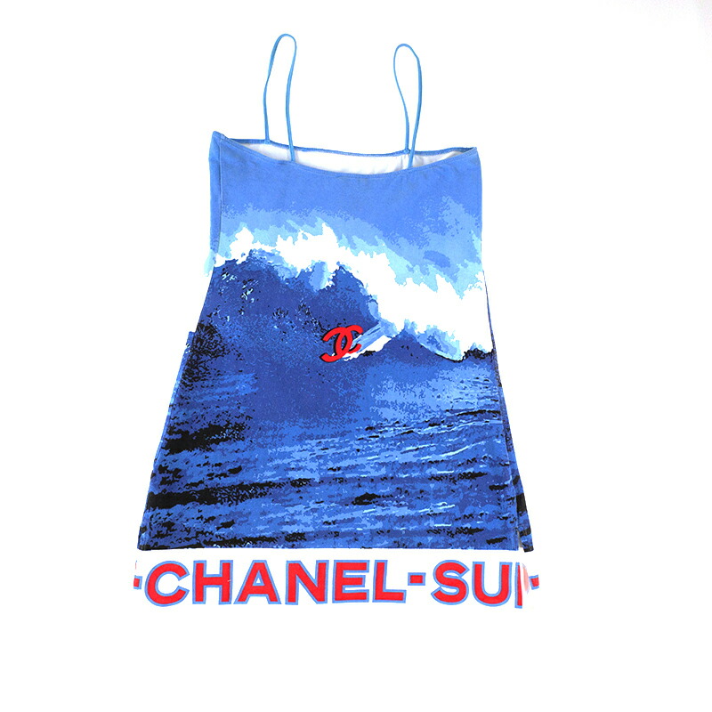 楽天市場】美品 シャネル CHANEL サーフライン キャミソール ミニ